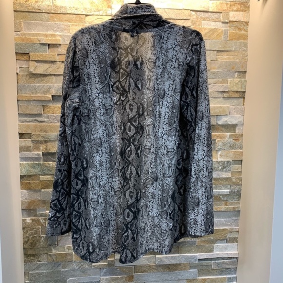 Gibson Open Front Fleece Cardigan - Picture 4 of 6